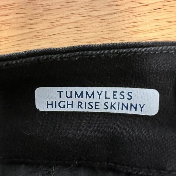 Seven7 Women’s Tummyless Skinny Jeans Black Size 6 - Picture 8 of 9